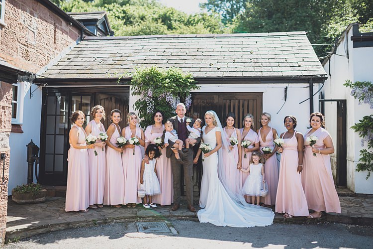 Long Pink Bridesmaids Dresses Big Stylish Outdoors Glamping Wedding https://www.jessyarwood.co.uk/