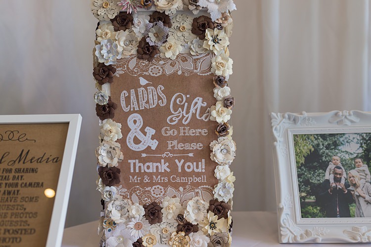 Flower Paper Card Box Big Stylish Outdoors Glamping Wedding https://www.jessyarwood.co.uk/