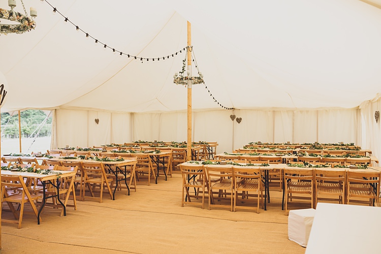 Marquee Festoon Lights Long Tables Big Stylish Outdoors Glamping Wedding https://www.jessyarwood.co.uk/
