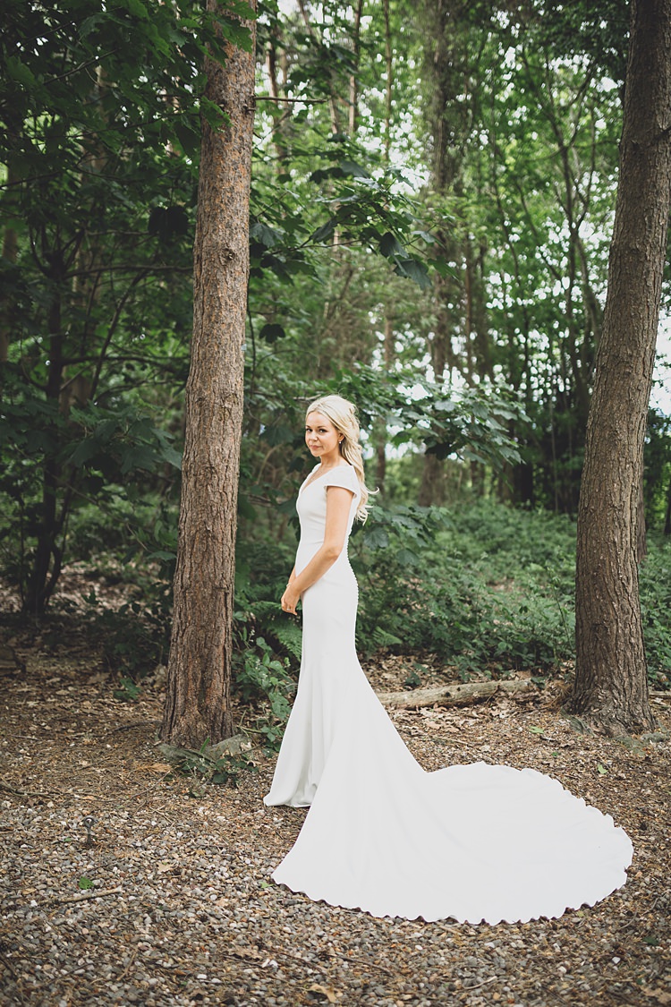 Pronovias Dress Gown Cap Sleeves Train Bride Bridal Big Stylish Outdoors Glamping Wedding https://www.jessyarwood.co.uk/