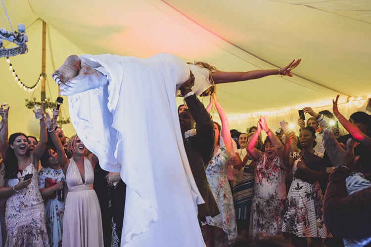 Dirty Dancing Lift Bride Groom Big Stylish Outdoors Glamping Wedding https://www.jessyarwood.co.uk/