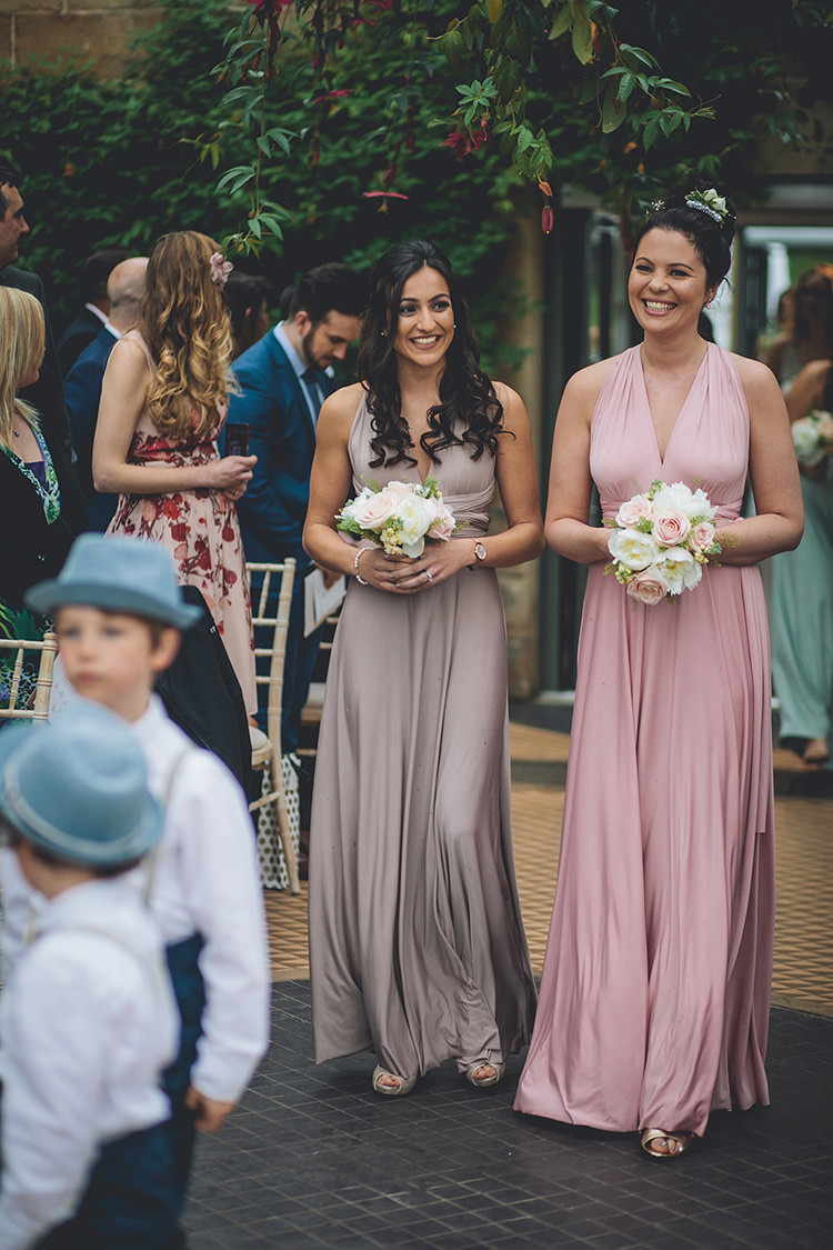 Long Multiway Bridesmaid Dresses Darling Pale Pastels Conservatory Wedding http://storyandcolour.co.uk/