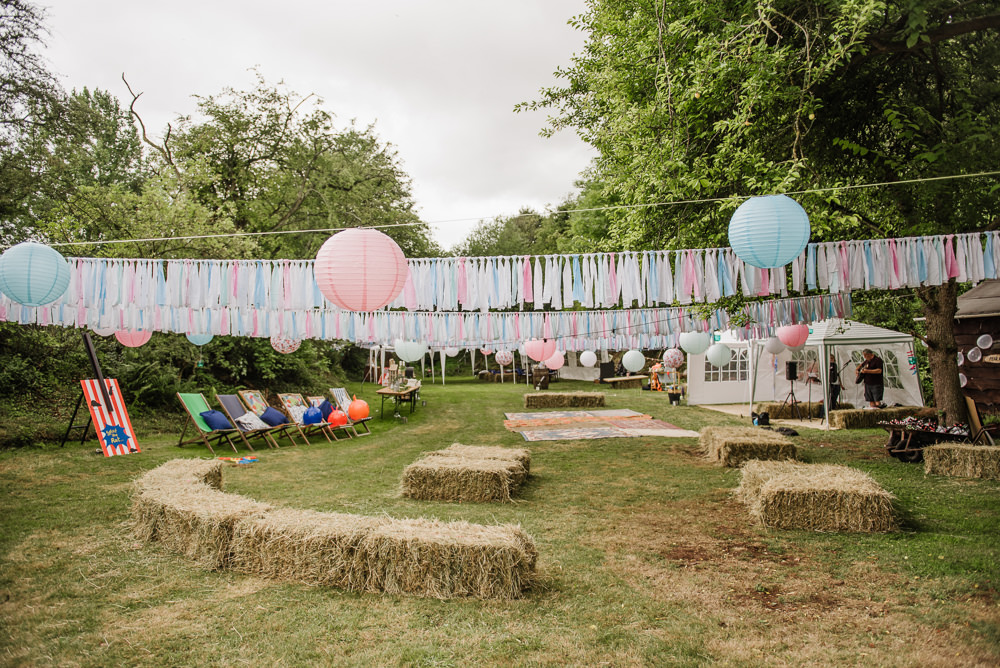 Summer Wedding Idea Outdoor Reception Charlie and Em Photography