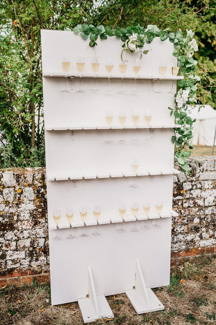 Summer Wedding Ideas Drinks Wall Kevin Fern Photography