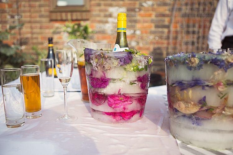 Summer Wedding Ideas Flower Ice Buckets Cotton Candy Weddings