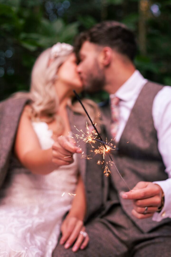 Summer Wedding Ideas Sparklers Kristen Kate Photography