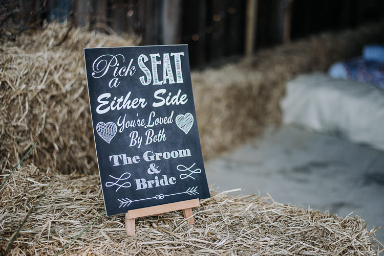 Pick a Seat Side Sign Ceremony Rustic Farm Barn DIY Wedding http://www.kazooieloki.co.uk/