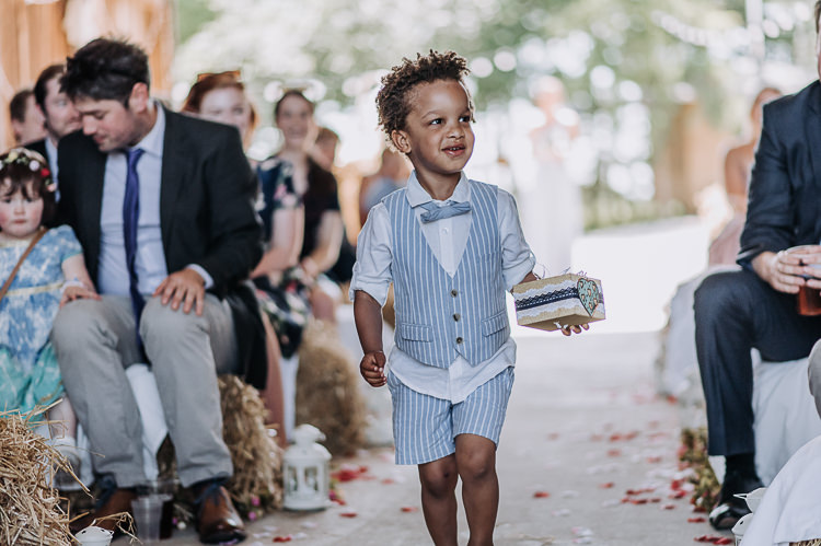 Page Boy Waist Coat Shorts Bow Tie Rings Rustic Farm Barn DIY Wedding http://www.kazooieloki.co.uk/