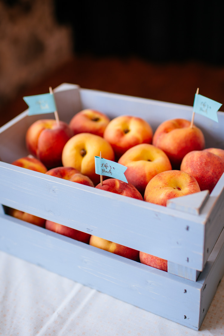 Wedding Summer Food Idea Fruit Snack Sarah Legge Photography