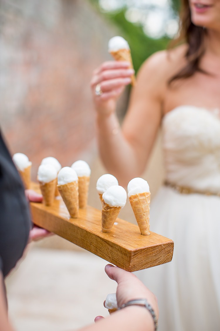 Wedding Summer Ice Cream Canape Idea Katherine Ashdown
