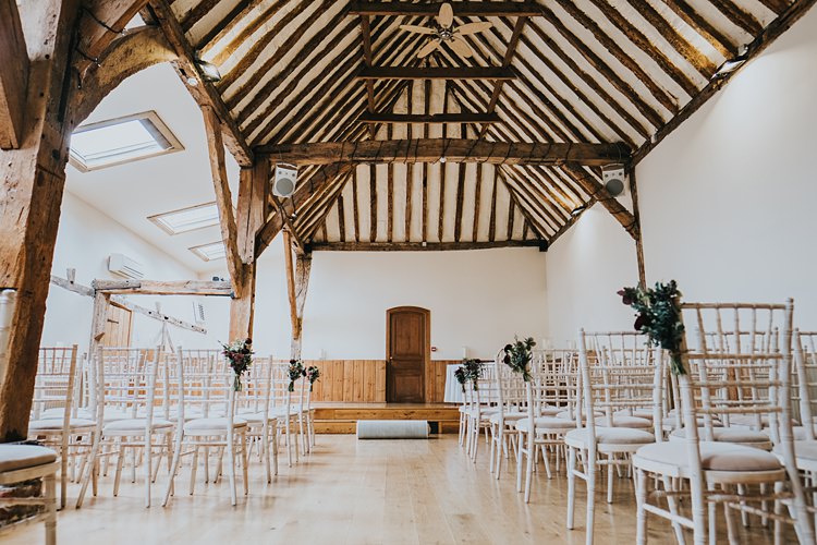 Winters Barn Kent Ceremony Burgundy Blush Minimal Elegant Barn Wedding http://www.rosshurley.com/