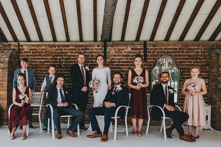 Burgundy Blush Minimal Elegant Barn Wedding http://www.rosshurley.com/