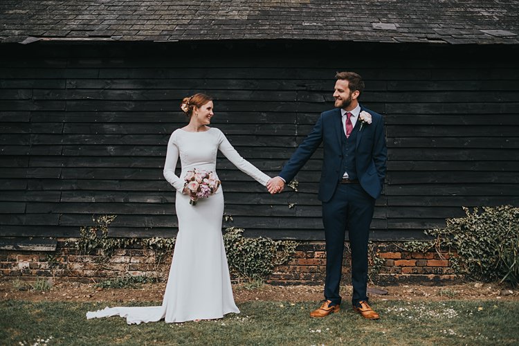 Burgundy Blush Minimal Elegant Barn Wedding http://www.rosshurley.com/