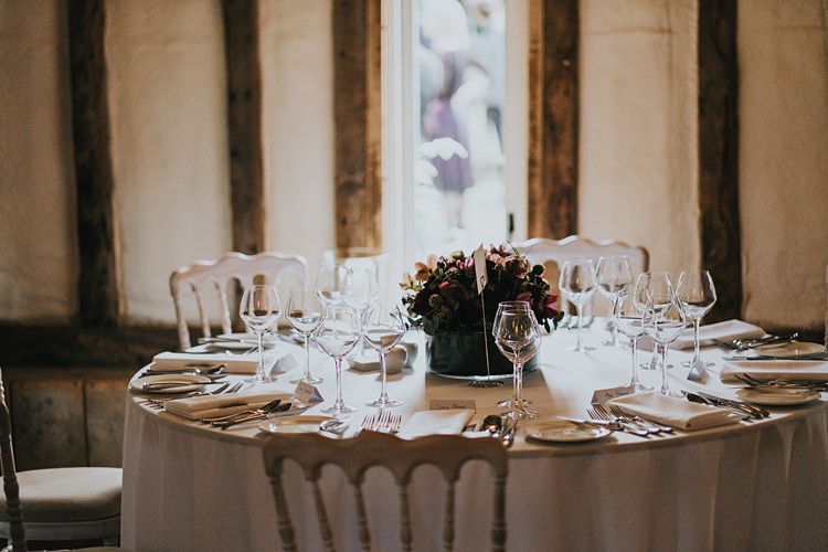 Burgundy Blush Minimal Elegant Barn Wedding http://www.rosshurley.com/