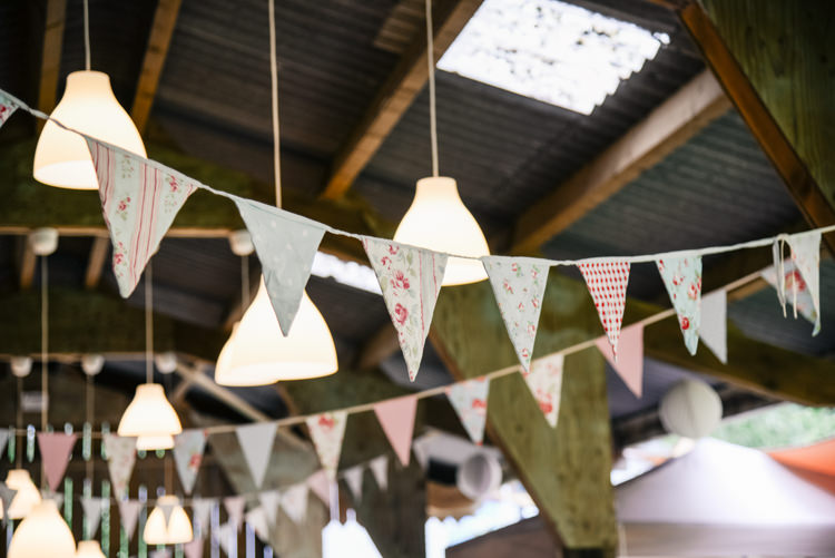 Floral Bunting Camp Festival Style Chilled Wedding http://www.memoriesmilestones.co.uk/
