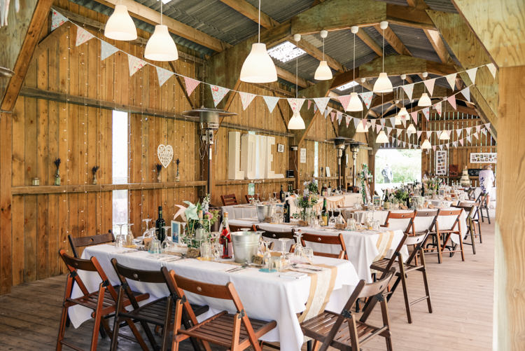 Rustic Barn Furniture Bunting Camp Festival Style Chilled Wedding http://www.memoriesmilestones.co.uk/