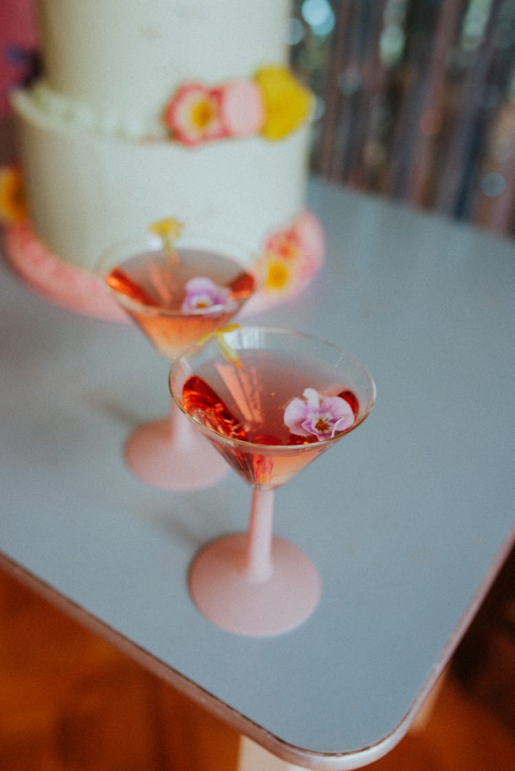 Cocktails Retro Kitsch Pastel Mint Pink Wedding Ideas http://www.beckyryanphotography.co.uk/