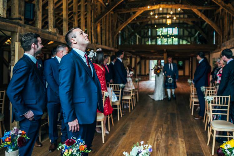 Colourful Hand Made Rustic Barn Flower Filled Wedding http://www.threeflowersphotography.co.uk/