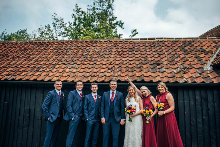 Colourful Hand Made Rustic Barn Flower Filled Wedding http://www.threeflowersphotography.co.uk/