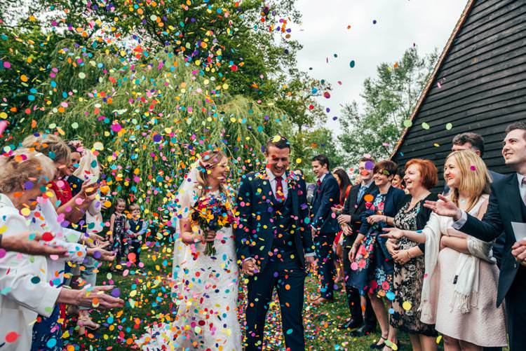 Colourful Hand Made Rustic Barn Flower Filled Wedding http://www.threeflowersphotography.co.uk/