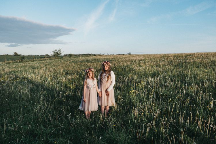 Flower Girls Eclectic Cool Glam Barn Wedding http://luciusfoxphotography.com/ http://www.stevebridgwoodphotography.co.uk/