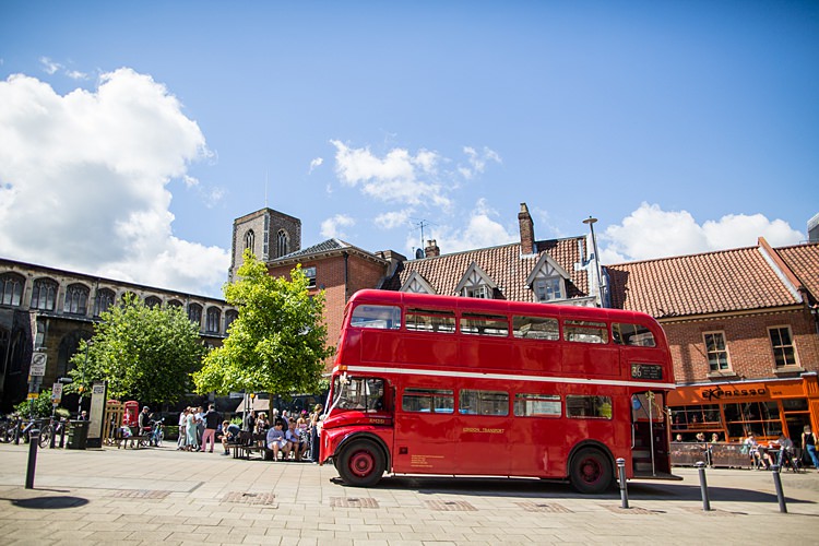 Red Bus Transport Country Rustic Picnic Marquee Wedding https://www.binkynixon.com/