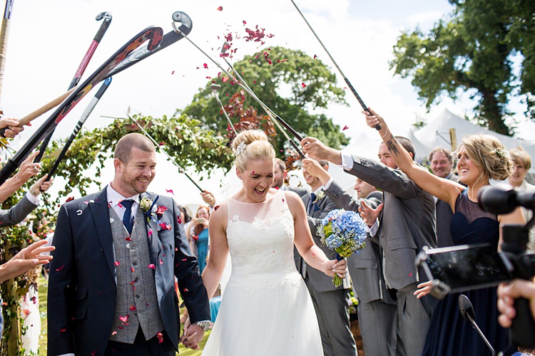 Hockey Sticks Confetti Throw Country Rustic Picnic Marquee Wedding https://www.binkynixon.com/
