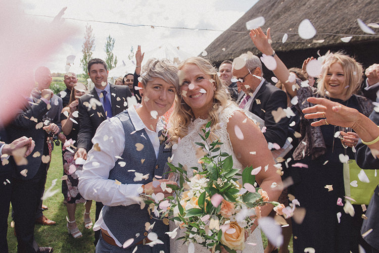 Confetti Throw DIY Rustic Woodland Marquee Wedding http://www.rebeccadouglas.co.uk/