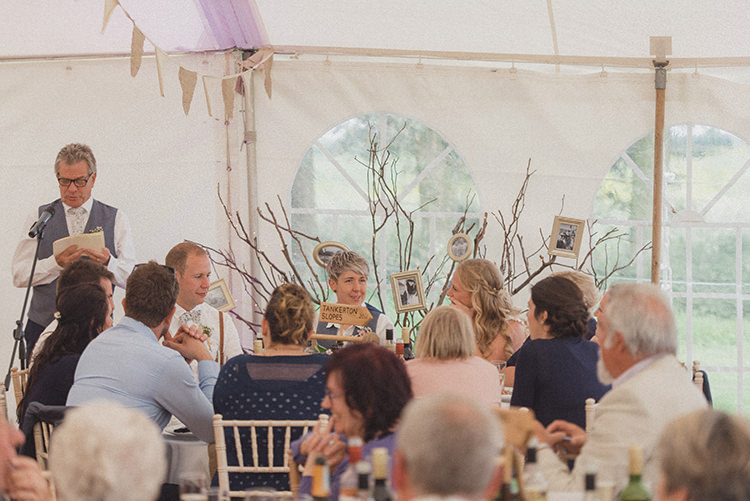 DIY Rustic Woodland Marquee Wedding http://www.rebeccadouglas.co.uk/