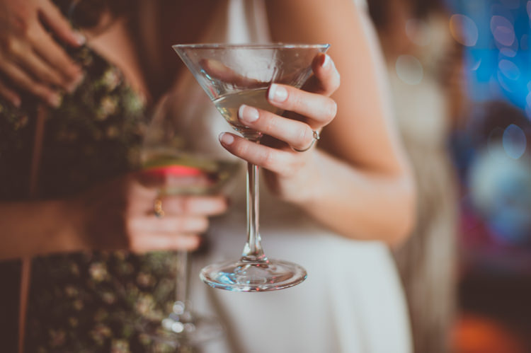 French Manicure Bride Bridal Nails Cocktail Urban Industrial Chic Warehouse Wedding http://sashaweddings.co.uk/