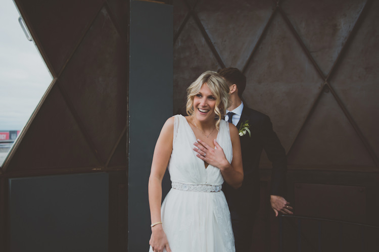 Urban Industrial Chic Warehouse Wedding http://sashaweddings.co.uk/