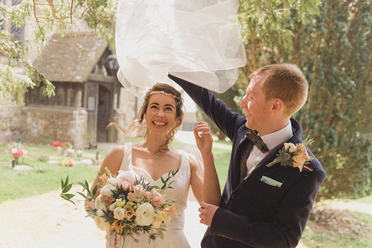 Vei Bride Bridal Relaxed Home Made Love Barn Wedding http://www.rebeccadouglas.co.uk/