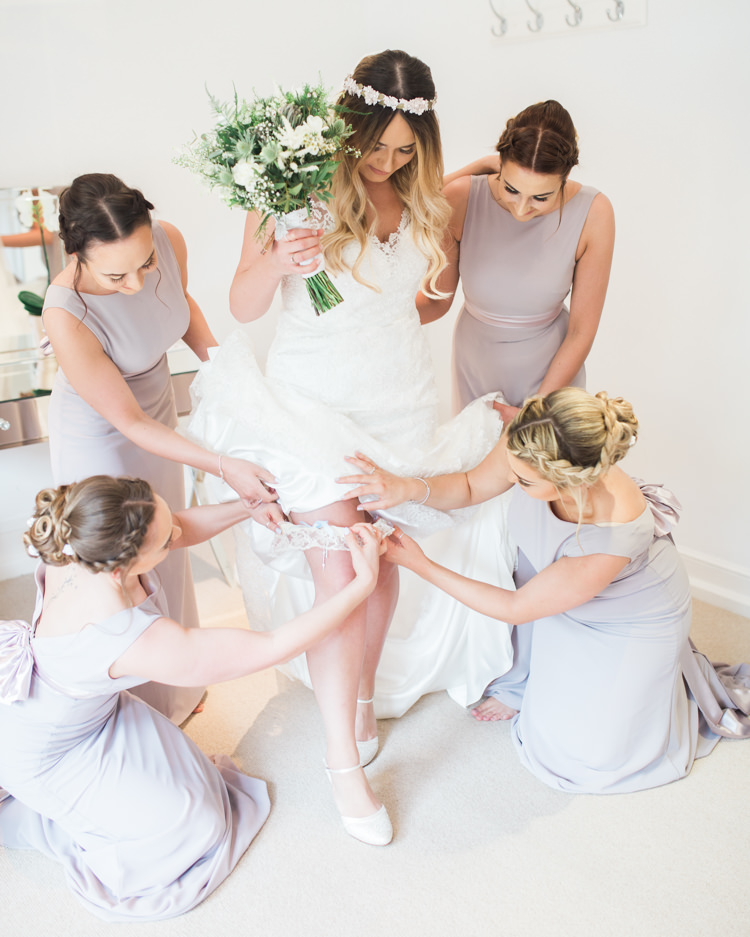 Garter Bride Bridal Accessory Beautifully Authentic Rustic Country House Wedding https://www.nikkismoments.com/
