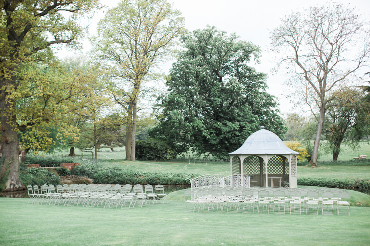 Outdoor UK Cremony Longstowe Hall Beautifully Authentic Rustic Country House Wedding https://www.nikkismoments.com/