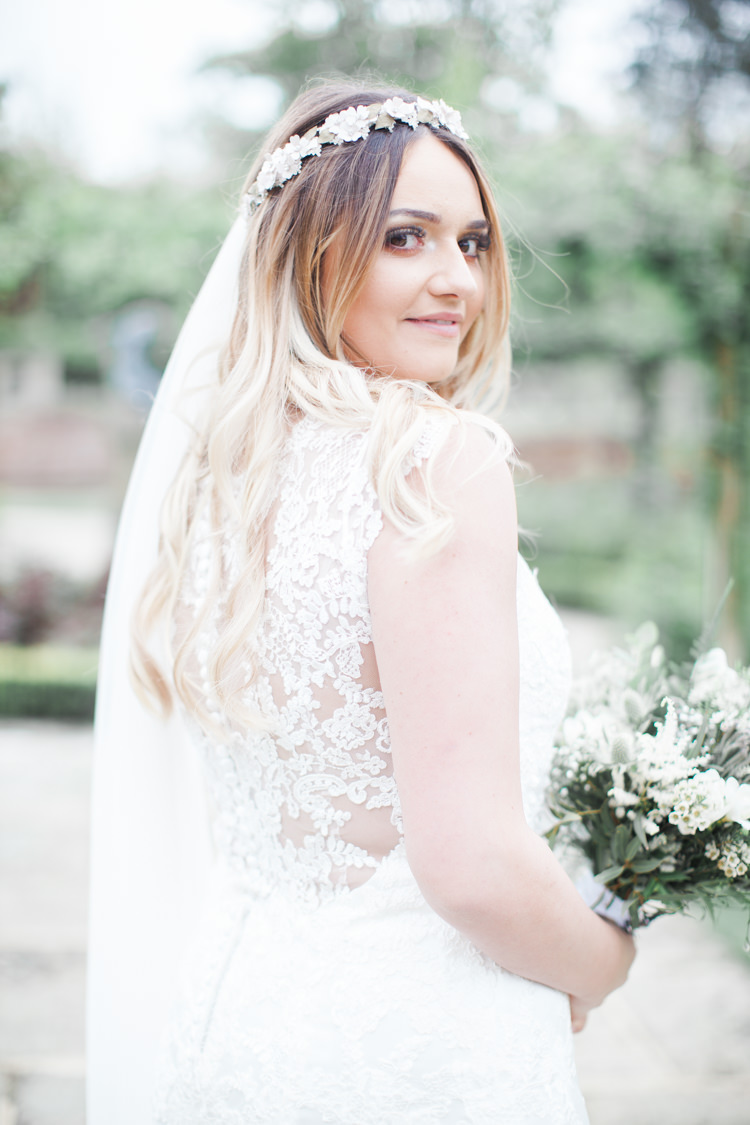 Long Hair Bride Bridal Ombre Wavy Beautifully Authentic Rustic Country House Wedding https://www.nikkismoments.com/