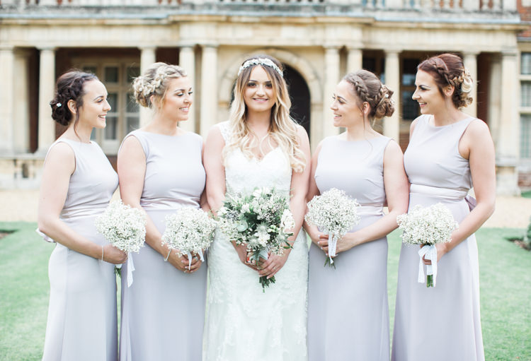 Lavender Bridesmaid Dresses Beautifully Authentic Rustic Country House Wedding https://www.nikkismoments.com/