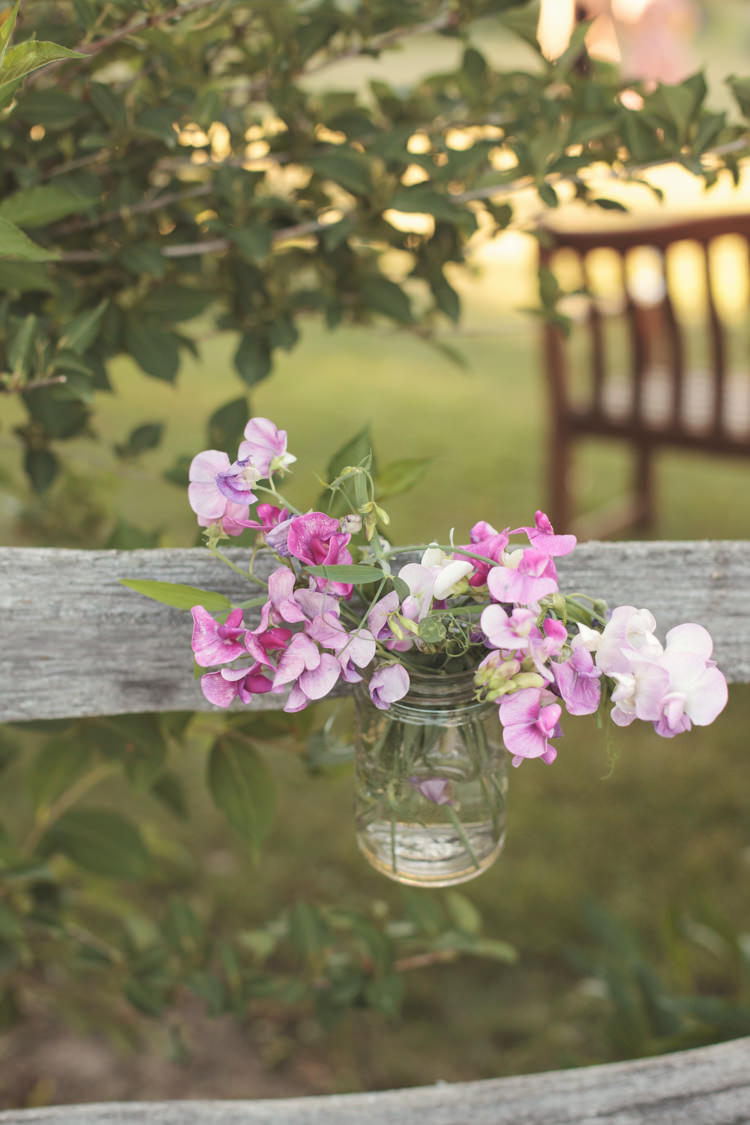 Blush Pink Wedding Flowers Bouquets Spray Sweet Peas https://tiedphotography.com/