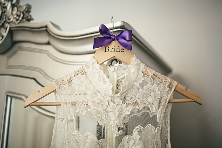 Custom Bride Bridal Hanger Colourful Home Made Vintage City Wedding http://kat-hill.com/