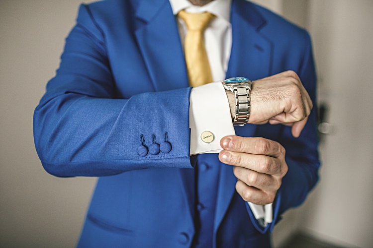 Groom Cufflinks Gift Colourful Home Made Vintage City Wedding http://kat-hill.com/