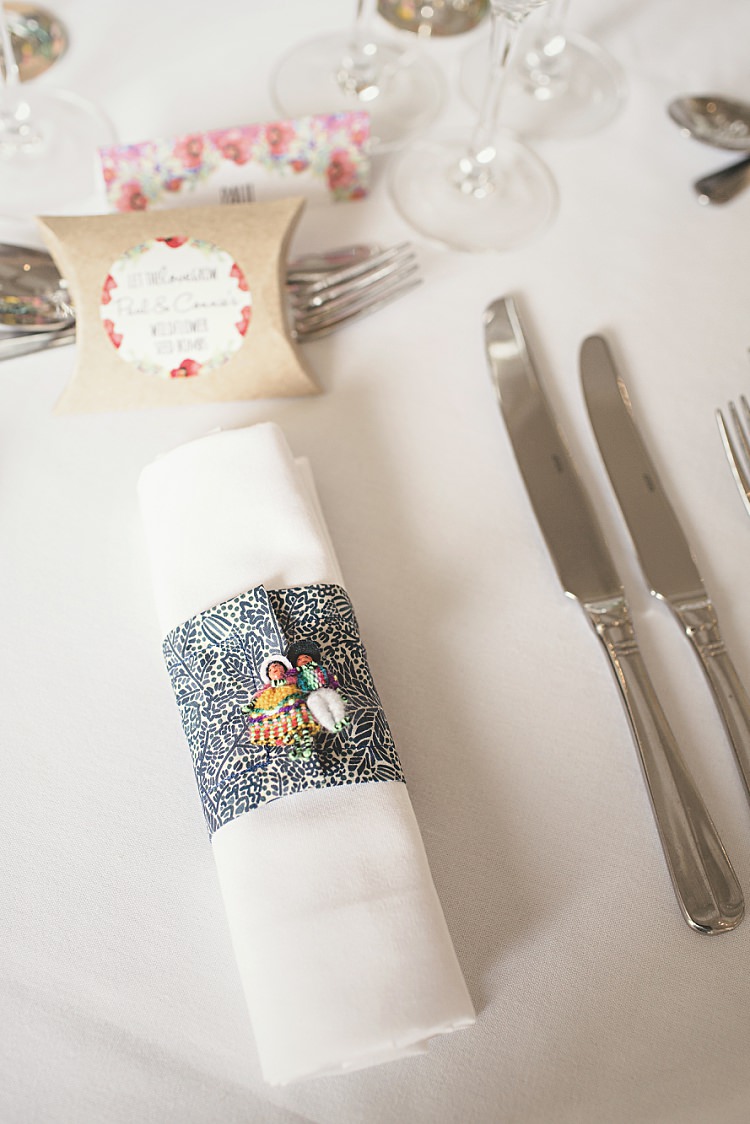 Libert Print Fabric Napkin Rings Colourful Home Made Vintage City Wedding http://kat-hill.com/