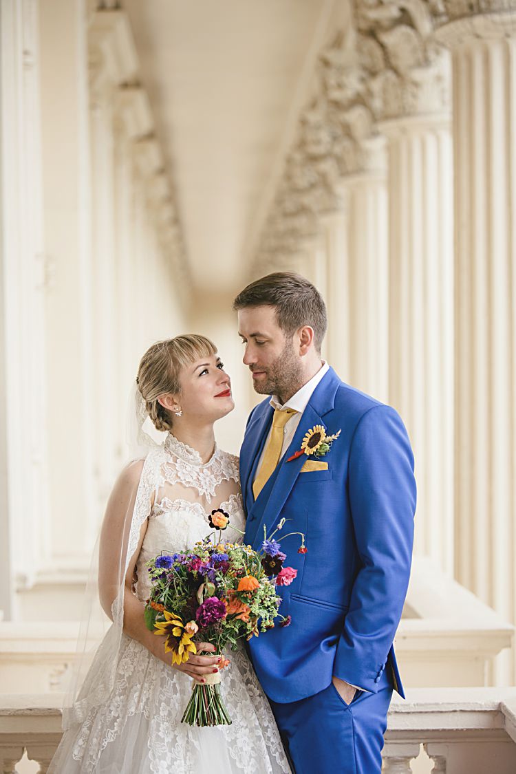 Colourful Home Made Vintage City Wedding http://kat-hill.com/