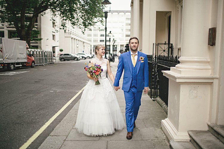 Colourful Home Made Vintage City Wedding http://kat-hill.com/