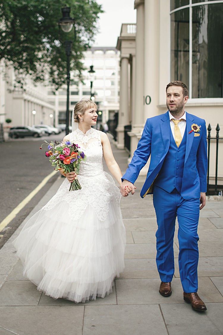 Colourful Home Made Vintage City Wedding http://kat-hill.com/
