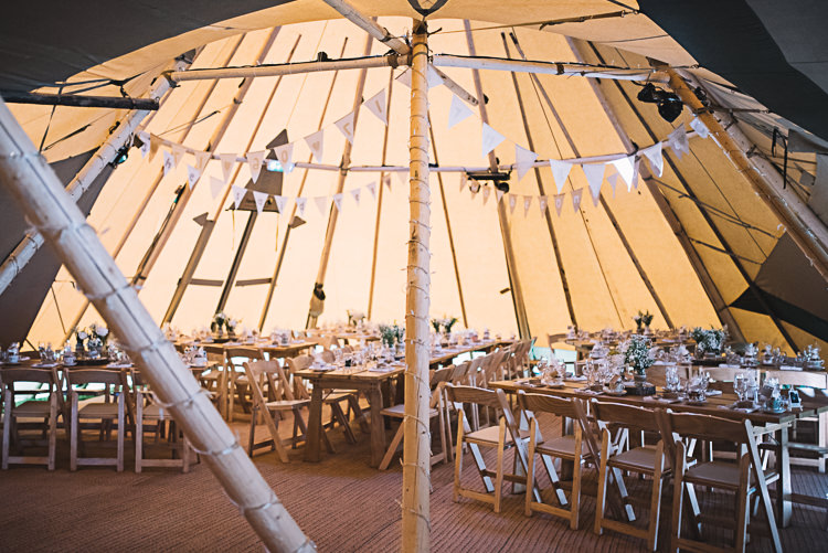 Bunting Decor Rustic Boho Summer Tipi Wedding https://www.luciewatsonphotography.com/