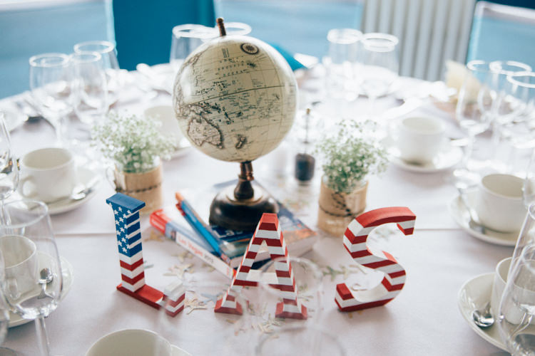 Globe Centrepiece Decor Travel Aircraft Museum Wedding Concorde http://www.nikkivandermolen.com/