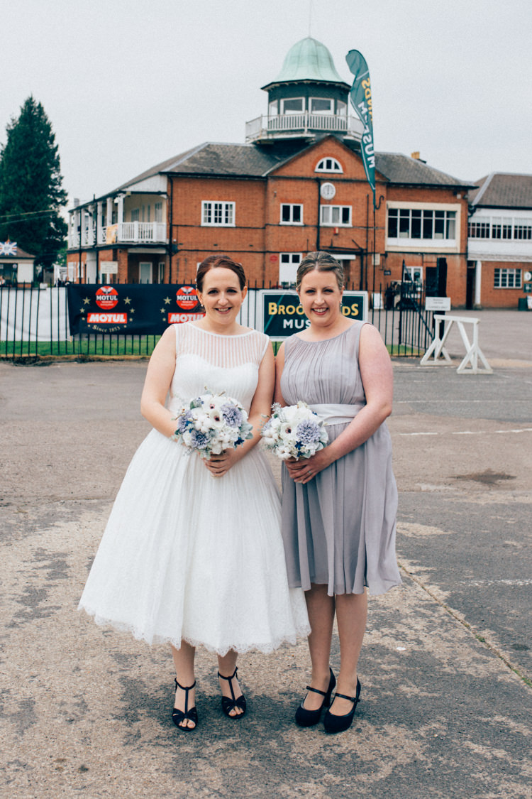 Short Dress Gown Bride Bridal Tea Length Travel Aircraft Museum Wedding Concorde http://www.nikkivandermolen.com/