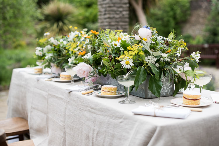 Berries Greenery Gypsophila Daisies Coupe Glass Babycham Vintage China Twine Victoria Sponge Cake Dessert Rose Pretty Urban Nature Wedding Ideas http://www.fionasweddingphotography.co.uk/