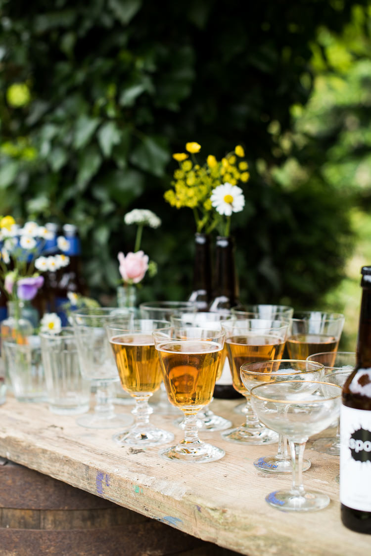 Inkspot Brewery Beer Vintage Sherry Glass Coupe Babycham Barrel Table Pretty Urban Nature Wedding Ideas http://www.fionasweddingphotography.co.uk/