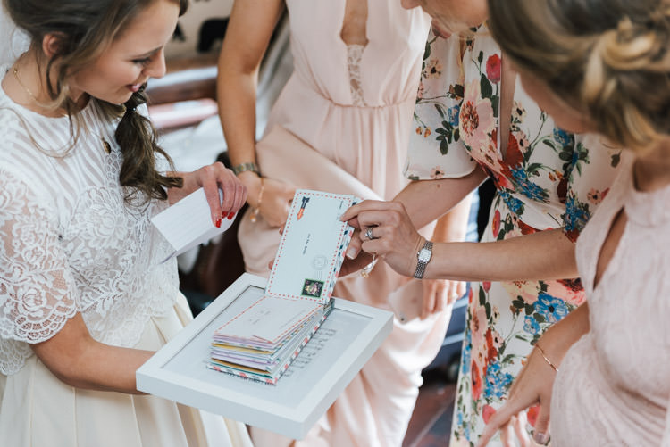 Bride Gift Love Letters Whimsical Wedding Sea Rustic Barn http://sugarbirdphoto.co.uk/