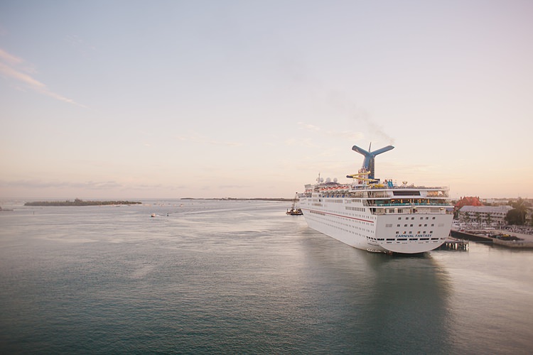 Cruise Ship Whimsical Pastel Key West Beach Wedding http://kristenbooth.net/